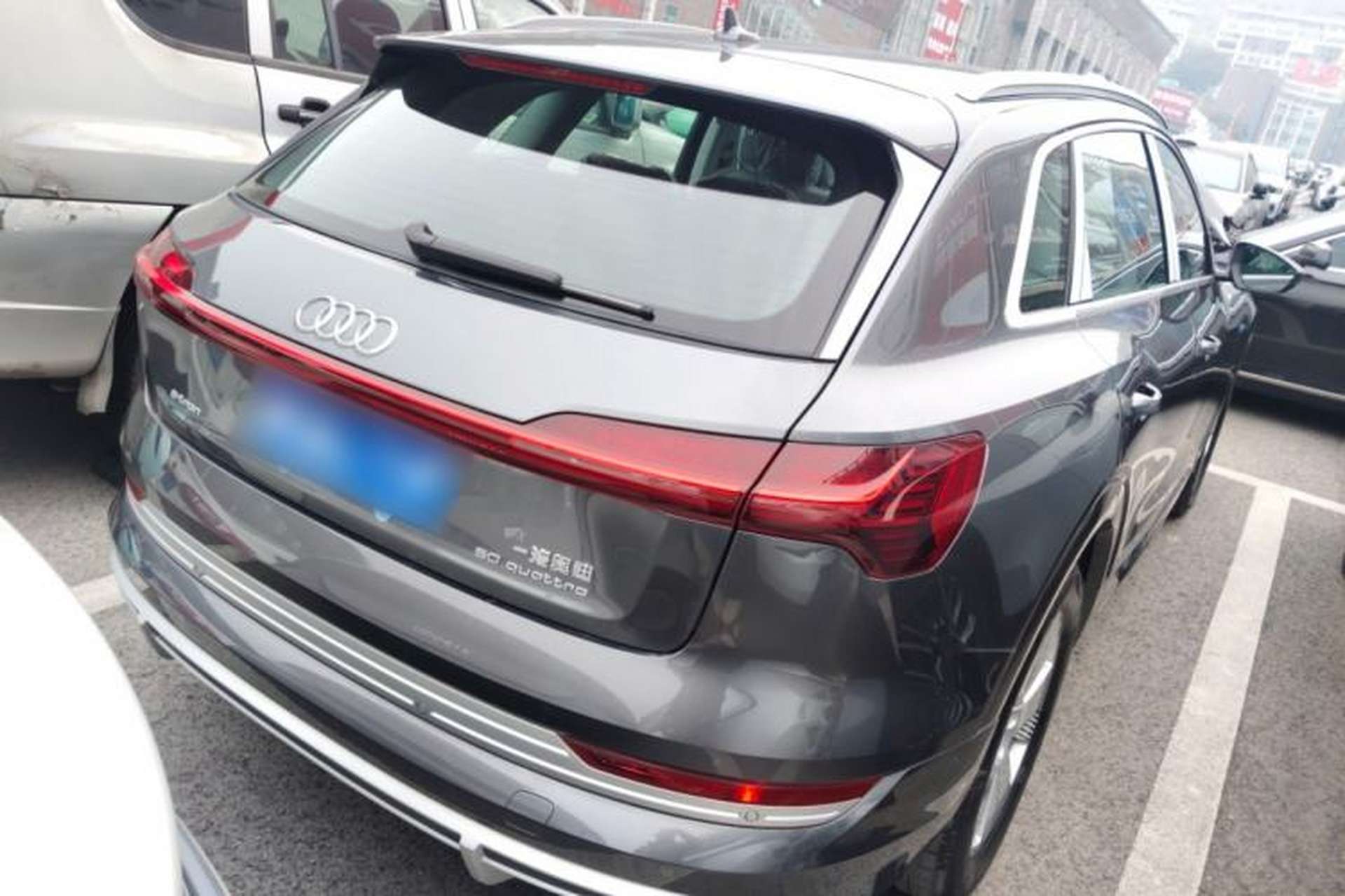 Used Audi e-tron 2021 50 quattro Luxury Edition Rear Right 45 Deg