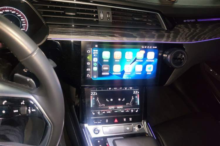 Used Audi e-tron 2021 Sportback 55 quattro Prestige Edition Audio And AC Panel