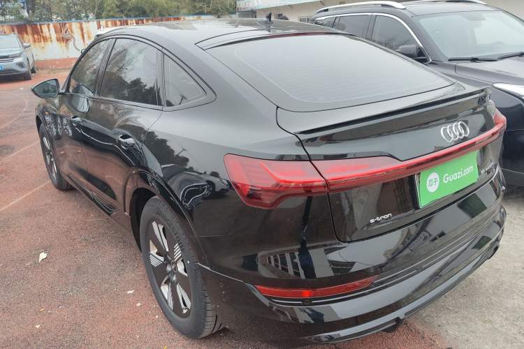 Used Audi e-tron 2022 Sportback 55 quattro Luxury Model Rear Left 45 Deg