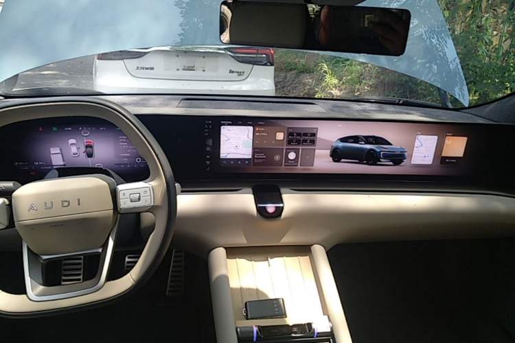 Used Audi E5 Sportback 2026 Pioneer Plus Model Audio And AC Panel