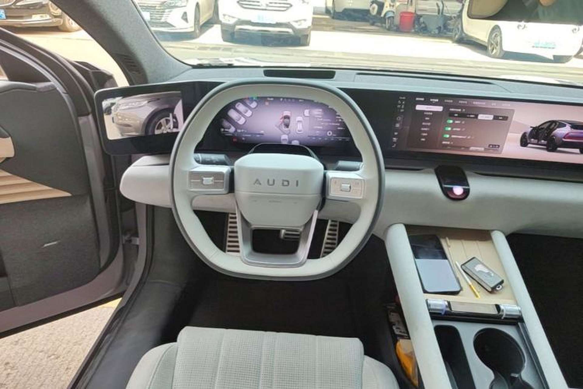 Used Audi E5 Sportback 2026 Flagship Quattro Model Steering Wheel