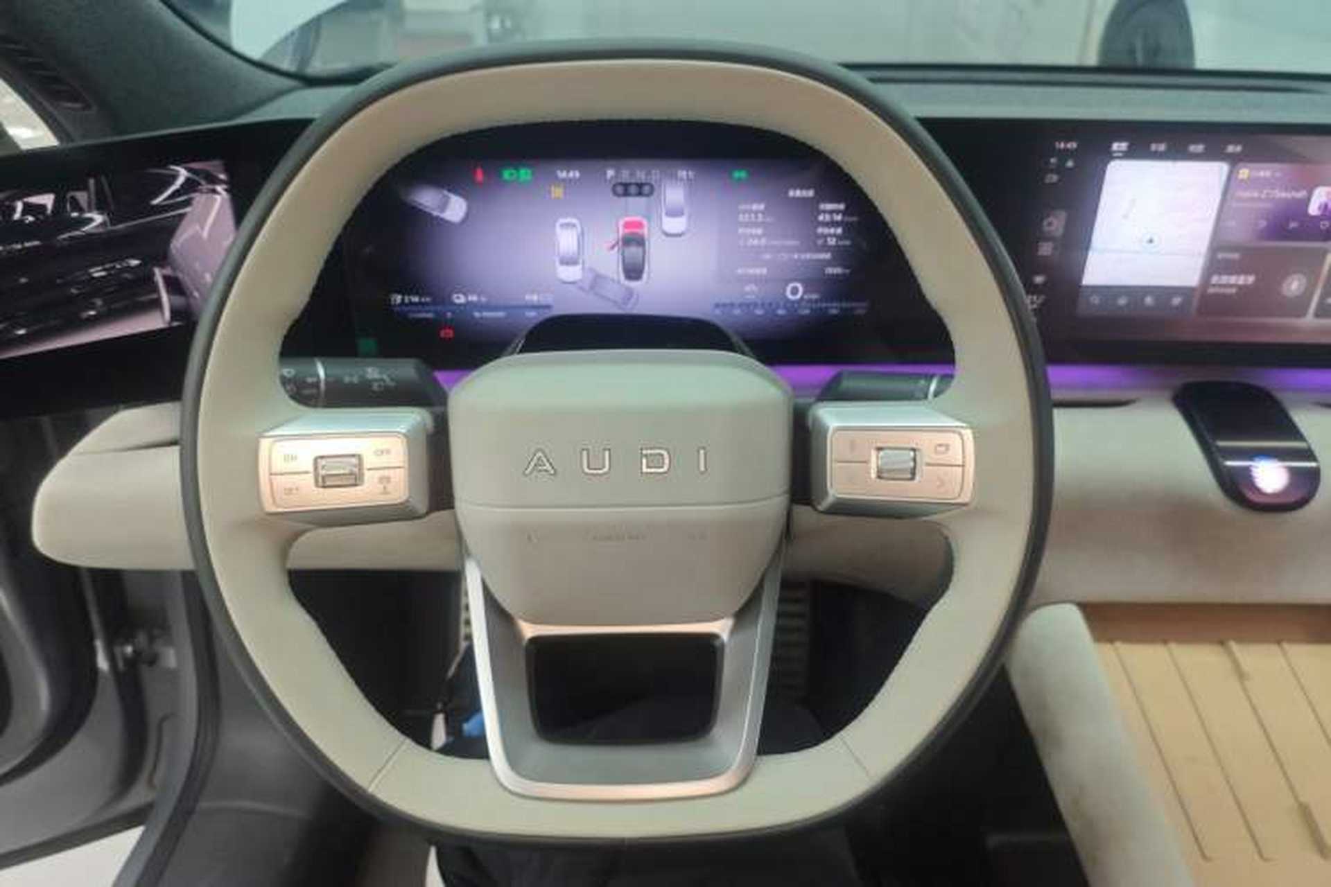 Used Audi E5 Sportback 2026 Flagship Quattro Model Steering Wheel