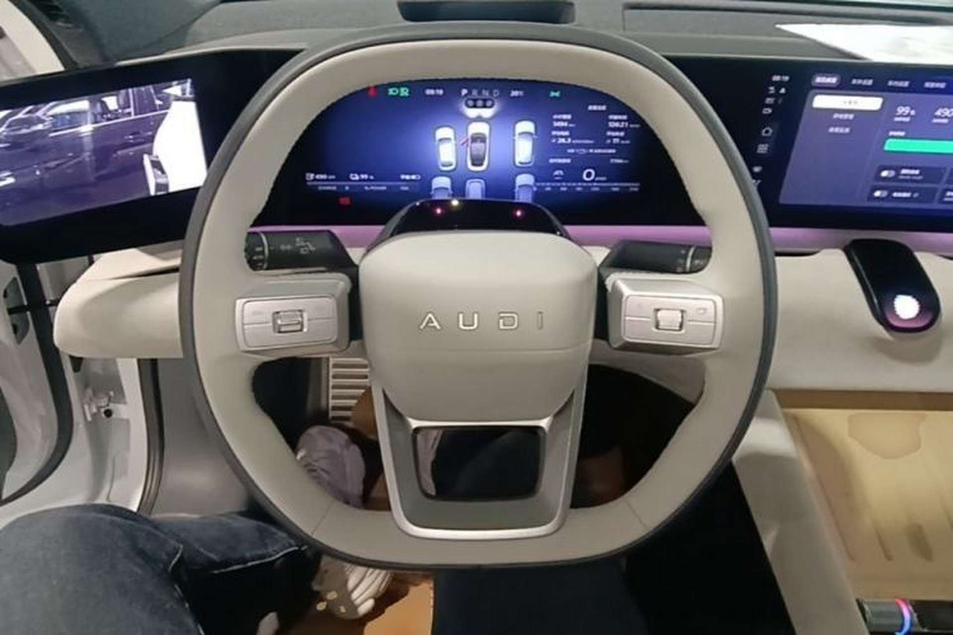 Used Audi E5 Sportback 2026 Flagship Quattro Model Steering Wheel