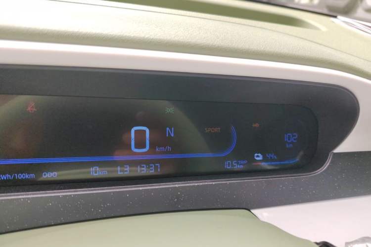 Used Audi Panda 2025 210km Panda Rider Odometer Close Up