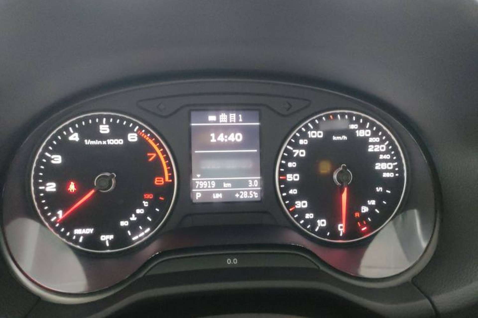 Used Audi Q2L 2018 35 TFSI Launch Exclusive Edition China VI Instrument Cluster