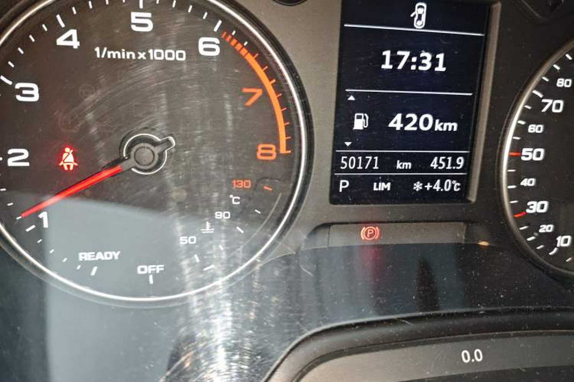 Used Audi Q2L 2018 35 TFSI Launch Exclusive Edition China V Odometer Close Up