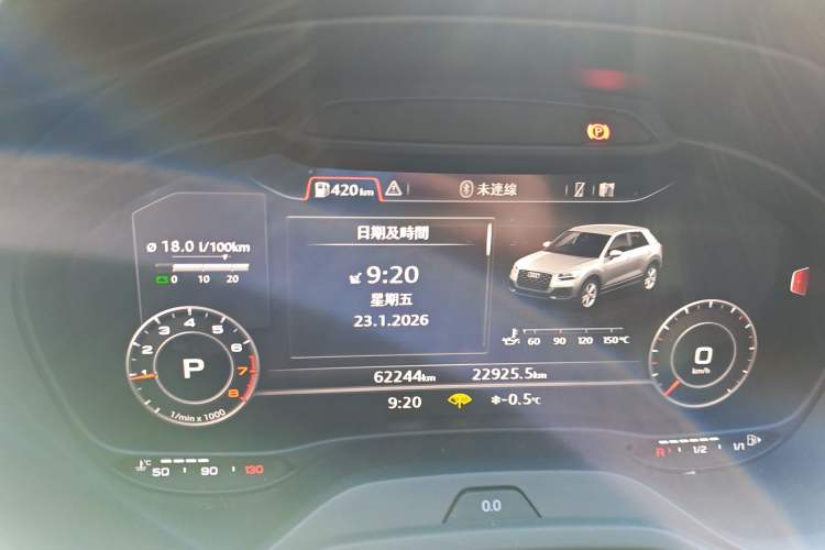 Used Audi Q2L 2018 35 TFSI Luxury Prestige Version China VI Instrument Cluster