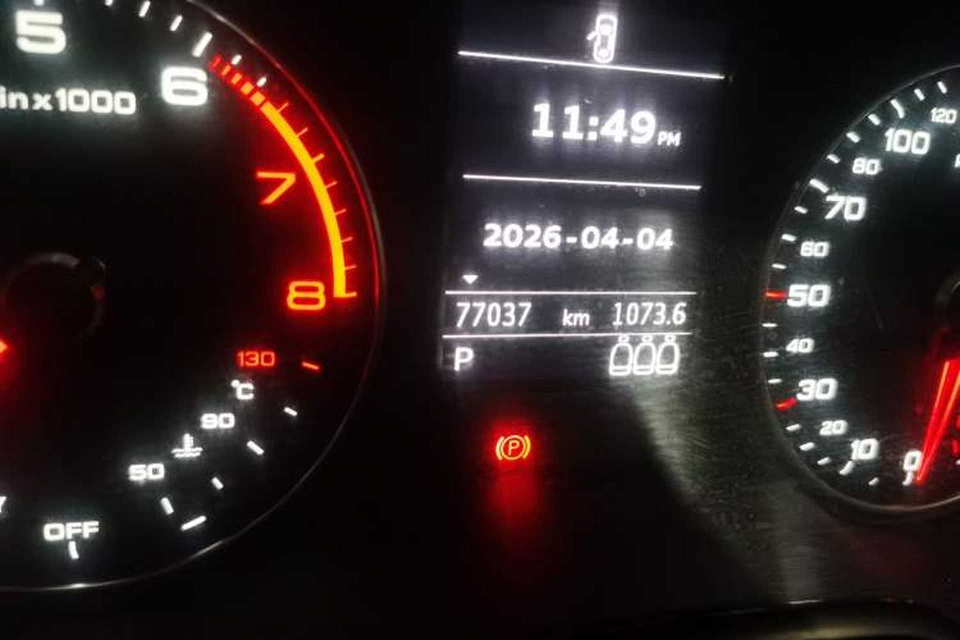 Used Audi Q2L 2018 35 TFSI Launch Exclusive Edition China V Odometer Close Up