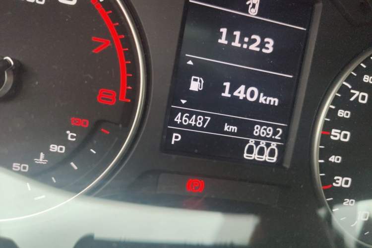 Used Audi Q2L 2018 35 TFSI Fashion Dynamic Version China VI Emission Standard Odometer Close Up