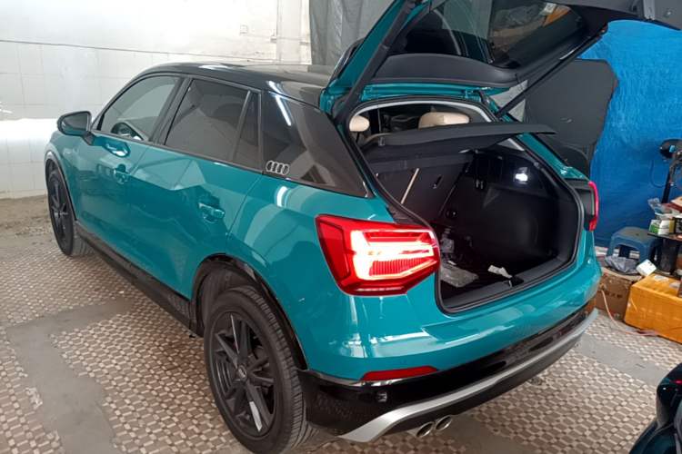 Used Audi Q2L 2020 35 TFSI Ambition Dynamic Edition Rear Left 45 Deg