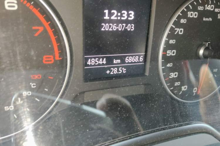 Used Audi Q2L 2020 35 TFSI Fashionable and Elegant Model Odometer Close Up