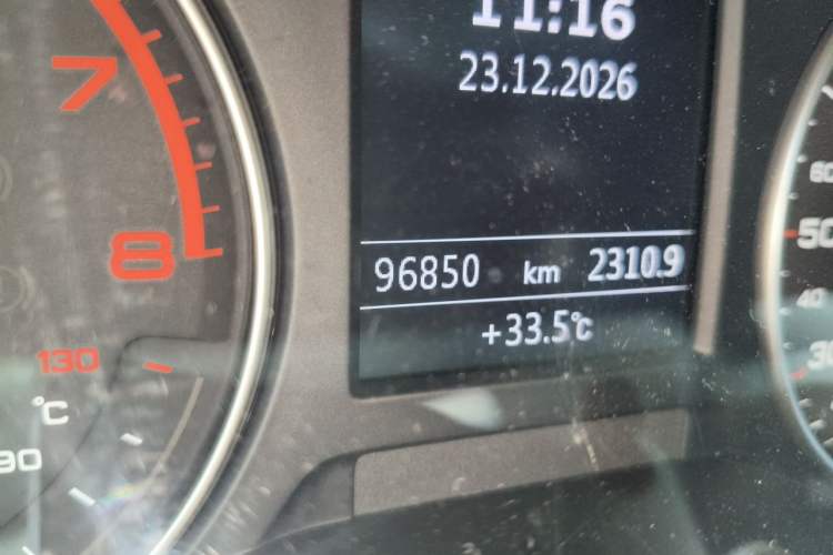 Used Audi Q2L 2020 35 TFSI Fashion Dynamic Model Odometer Close Up