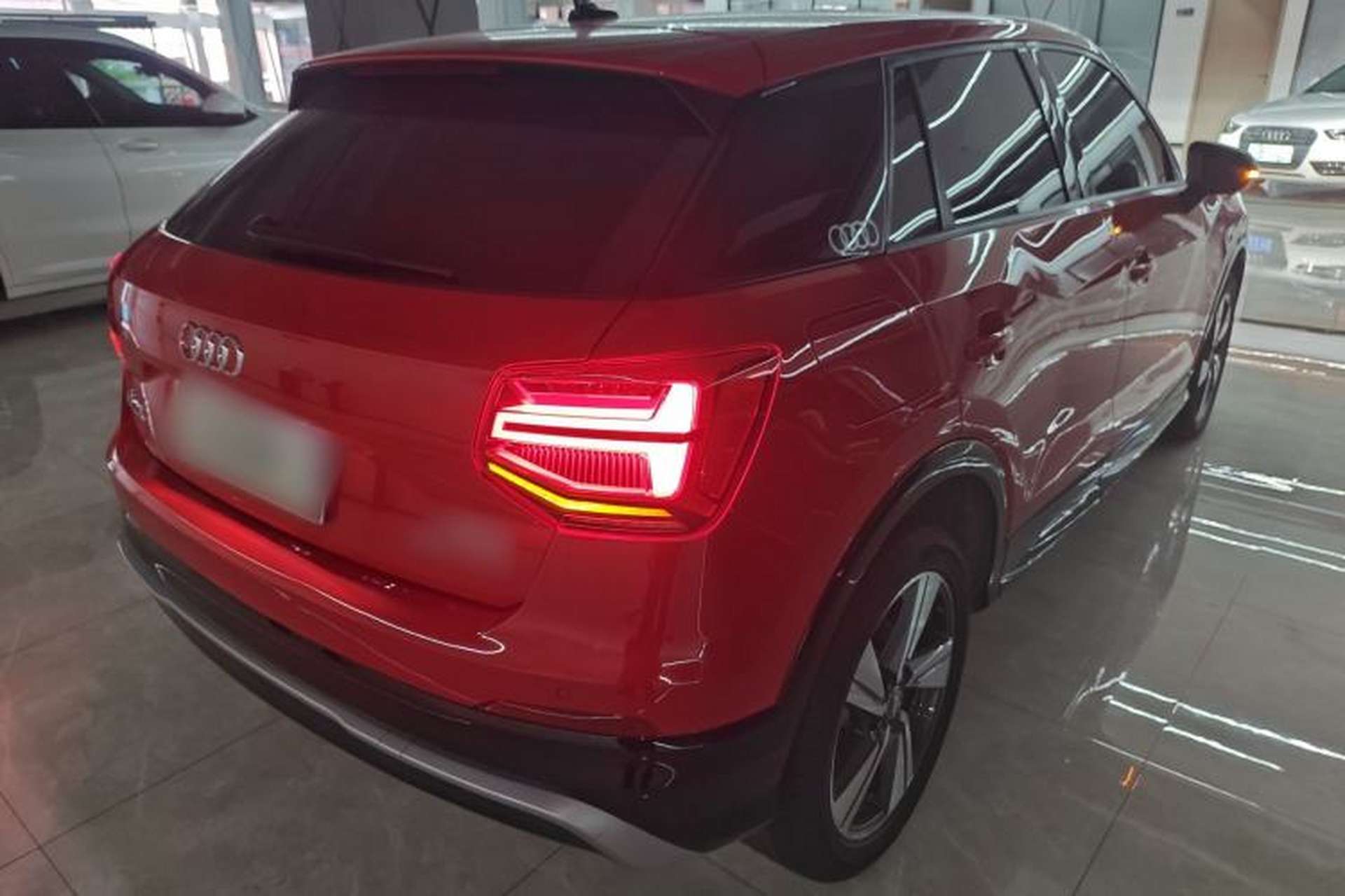 Used Audi Q2L 2020 35 TFSI Fashion Dynamic Model Rear Right 45 Deg