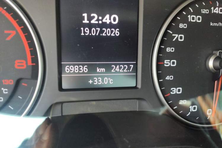 Used Audi Q2L 2020 35 TFSI Fashion Dynamic Model Odometer Close Up