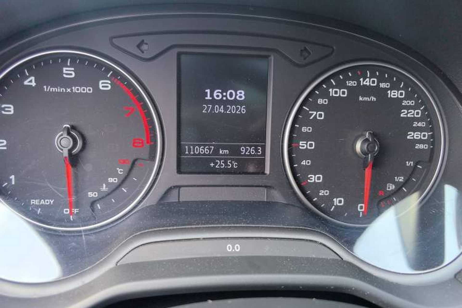 Used Audi Q2L 2020 35 TFSI Fashion Dynamic Model Odometer Close Up