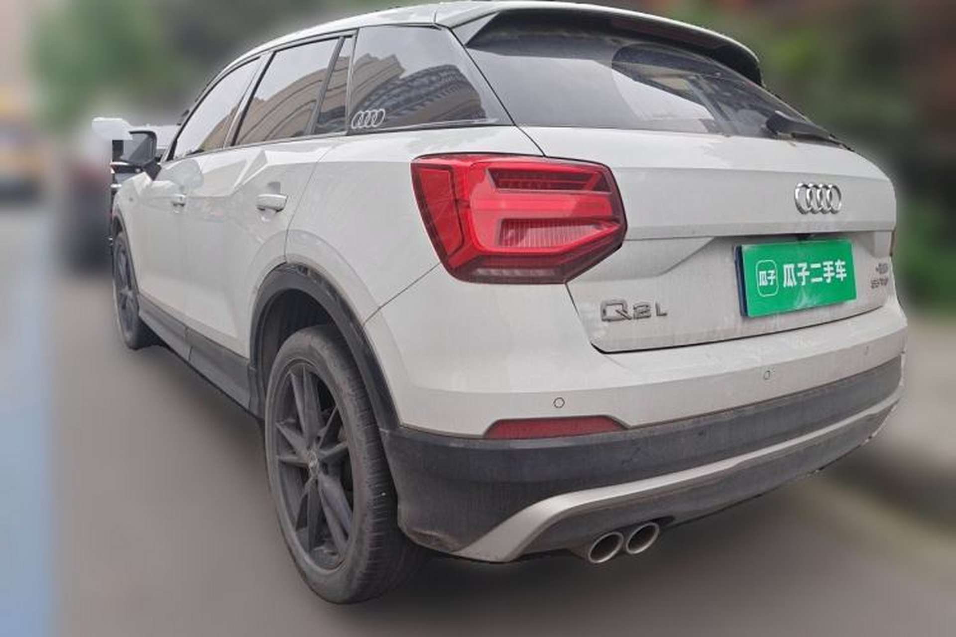 Used Audi Q2L 2020 35 TFSI Ambition Dynamic Edition Rear Left 45 Deg