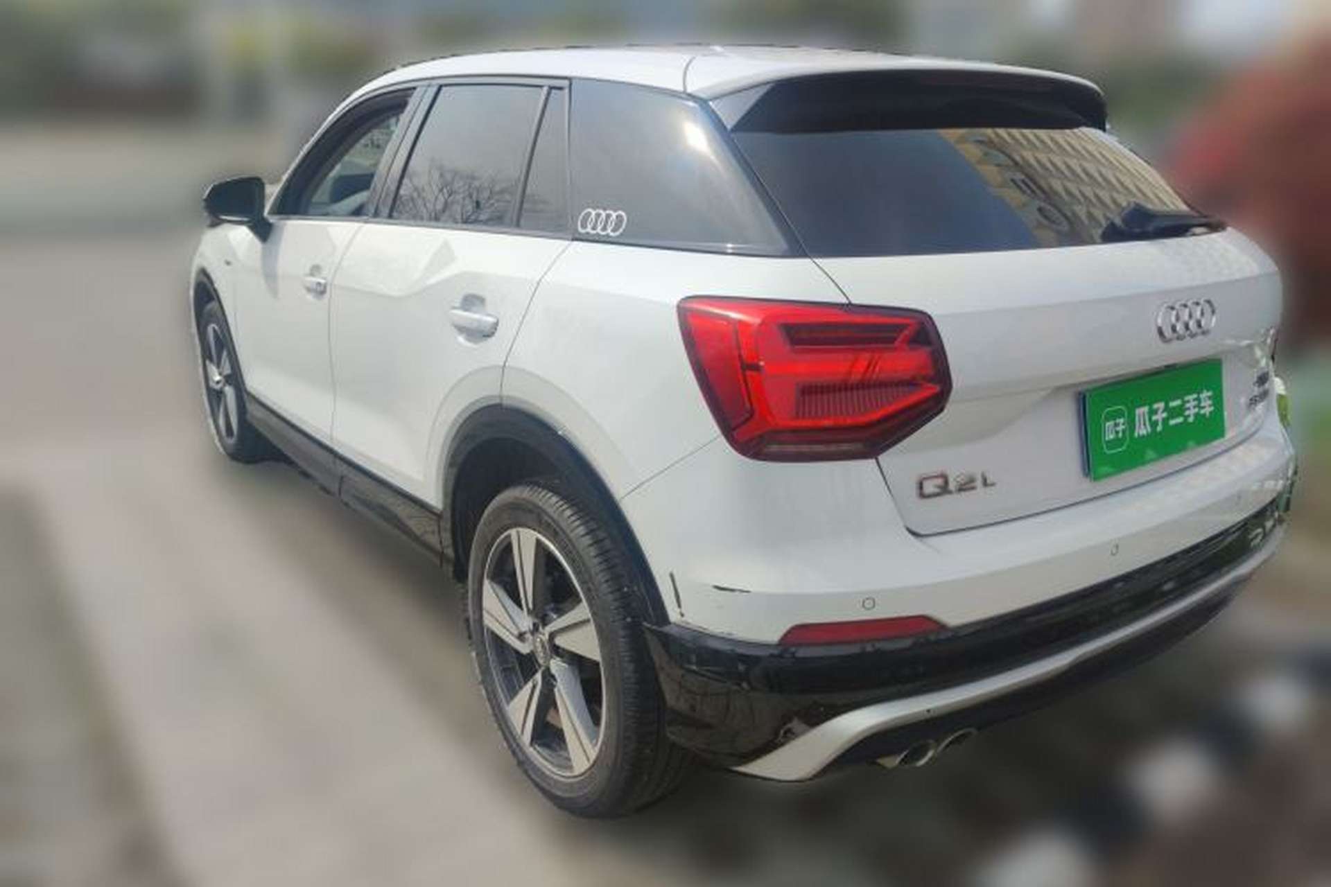 Used Audi Q2L 2020 35 TFSI Fashion Dynamic Model Rear Left 45 Deg