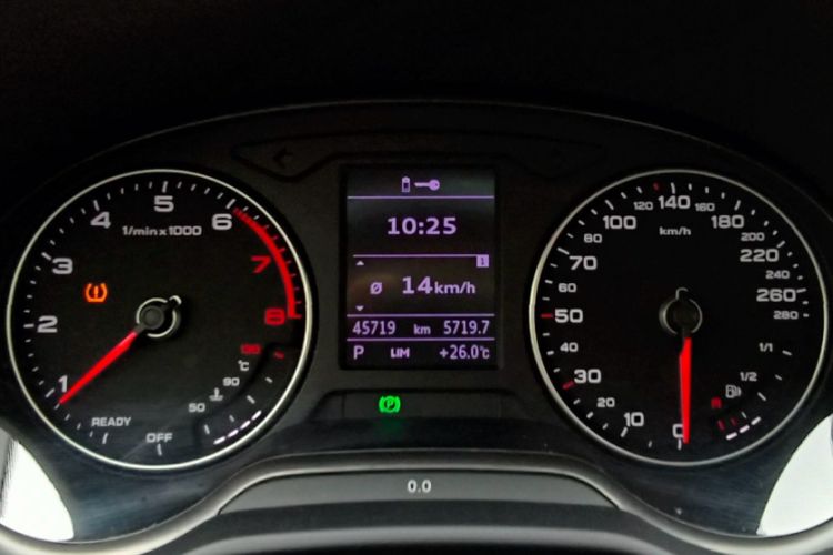 Used Audi Q2L 2021 35 TFSI Progressive Dynamic Edition Odometer Close Up