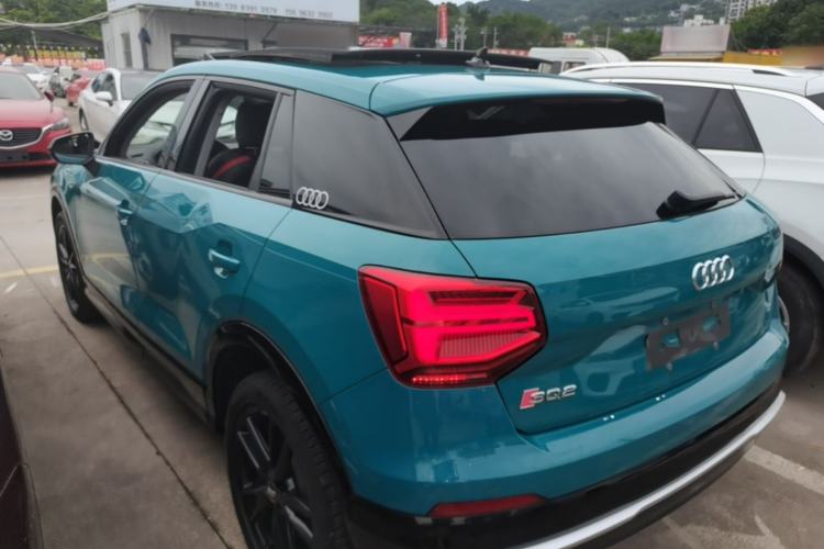 Used Audi Q2L 2021 35 TFSI Fashion Dynamic Model Rear Left 45 Deg