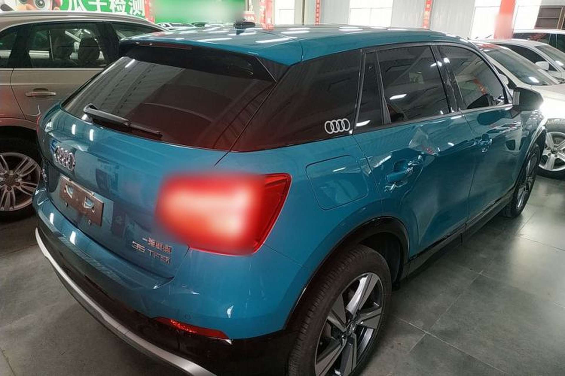 Used Audi Q2L 2021 35 TFSI Fashion Dynamic Model Rear Right 45 Deg
