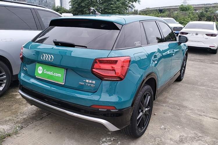 Used Audi Q2L 2021 35 TFSI Progressive Dynamic Edition Rear Right 45 Deg