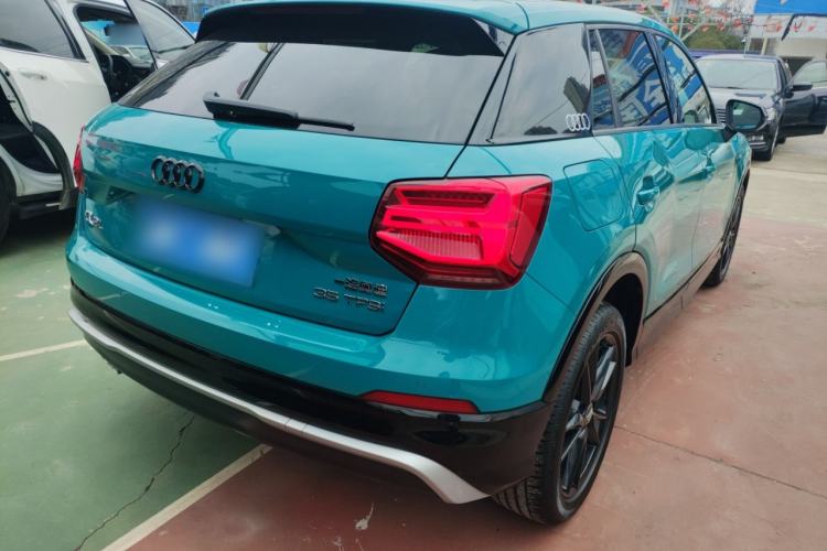 Used Audi Q2L 2021 35 TFSI Progressive Dynamic Edition Rear Right 45 Deg