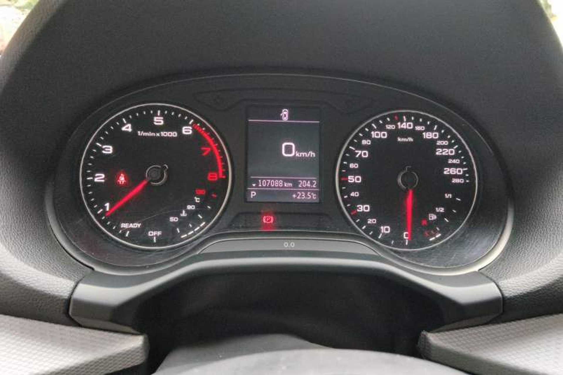 Used Audi Q2L 2021 35 TFSI Progressive Dynamic Edition Odometer Close Up