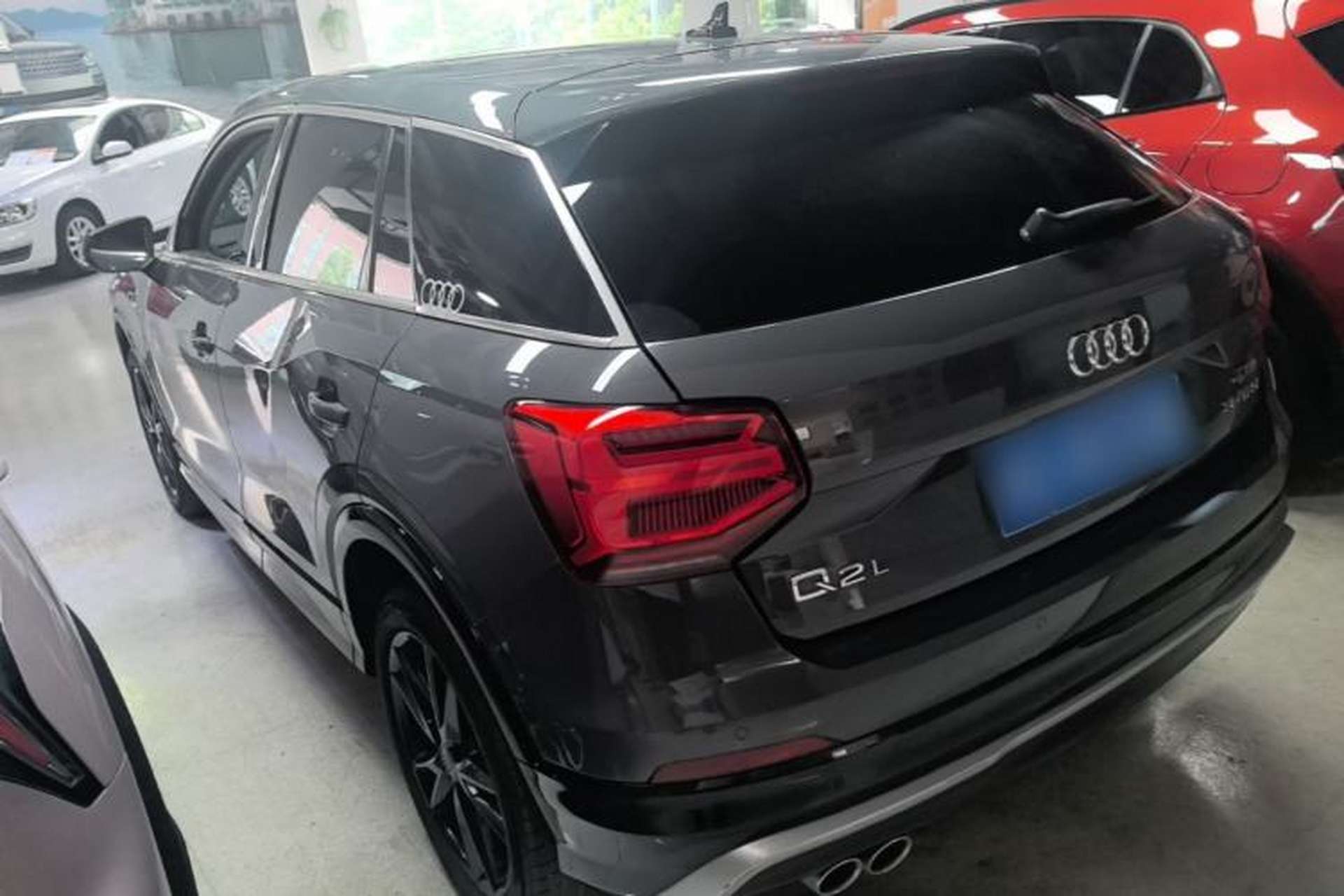 Used Audi Q2L 2021 35 TFSI Fashion Dynamic Model Rear Left 45 Deg
