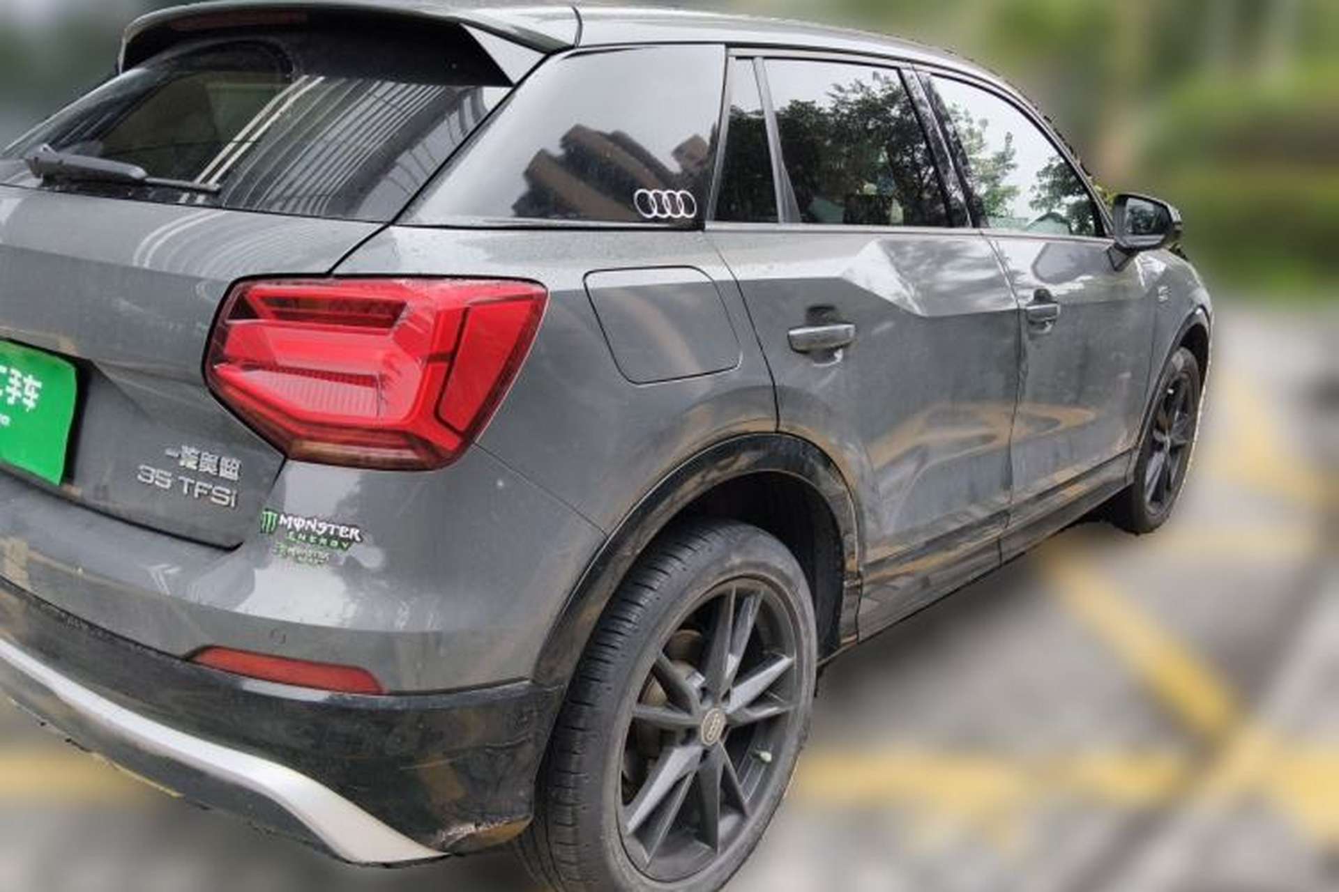 Used Audi Q2L 2021 35 TFSI Progressive Dynamic Edition Rear Right 45 Deg