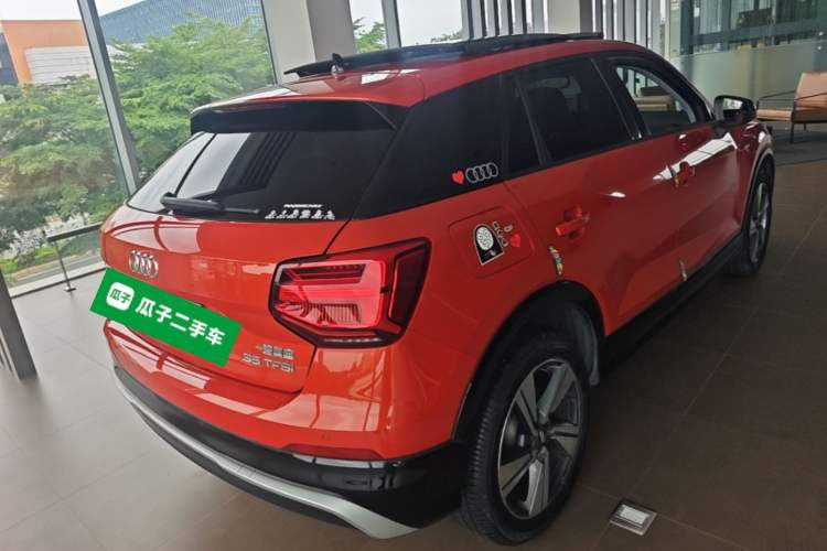 Used Audi Q2L 2021 35 TFSI Fashion Dynamic Model Rear Right 45 Deg