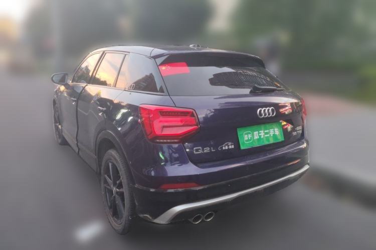 Used Audi Q2L 2021 35 TFSI Luxury Dynamic Model Rear Left 45 Deg