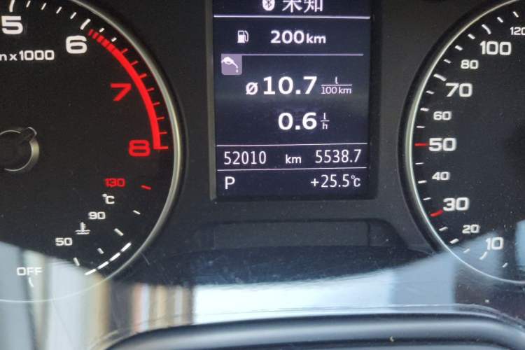 Used Audi Q2L 2021 35 TFSI Progressive Dynamic Edition Odometer Close Up
