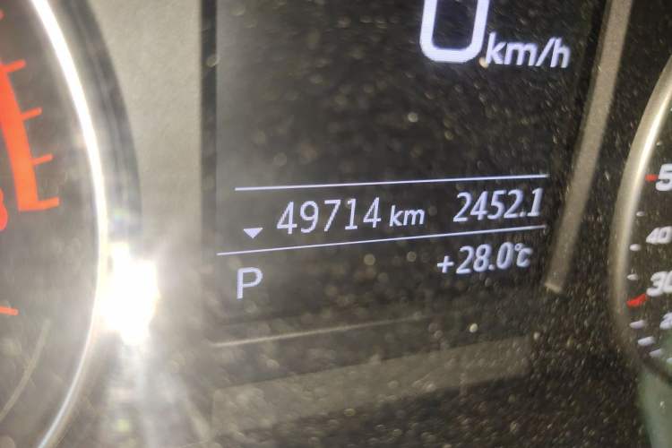 Used Audi Q2L 2021 35 TFSI Progressive Dynamic Edition Odometer Close Up