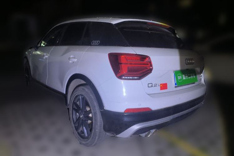 Used Audi Q2L 2021 35 TFSI Fashion Dynamic Model Rear Left 45 Deg