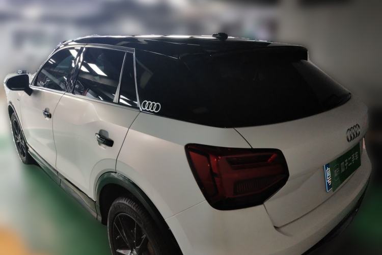 Used Audi Q2L 2021 35 TFSI Fashion Dynamic Model Rear Left 45 Deg