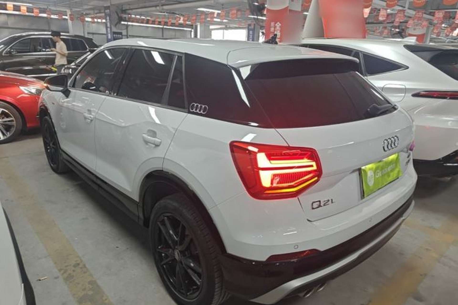 Used Audi Q2L 2021 35 TFSI Fashion Dynamic Model Rear Left 45 Deg