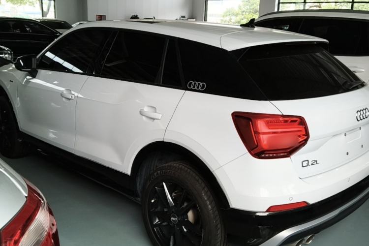 Used Audi Q2L 2021 35 TFSI Fashion Dynamic Model Rear Left 45 Deg