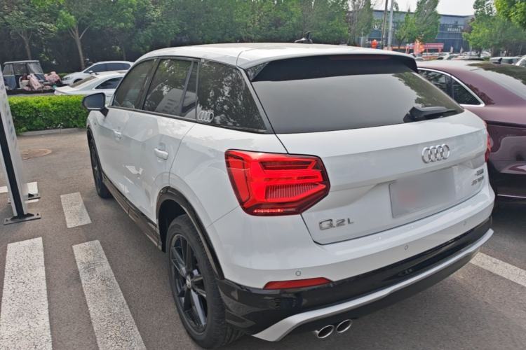 Used Audi Q2L 2021 35 TFSI Fashion Dynamic Model Rear Left 45 Deg
