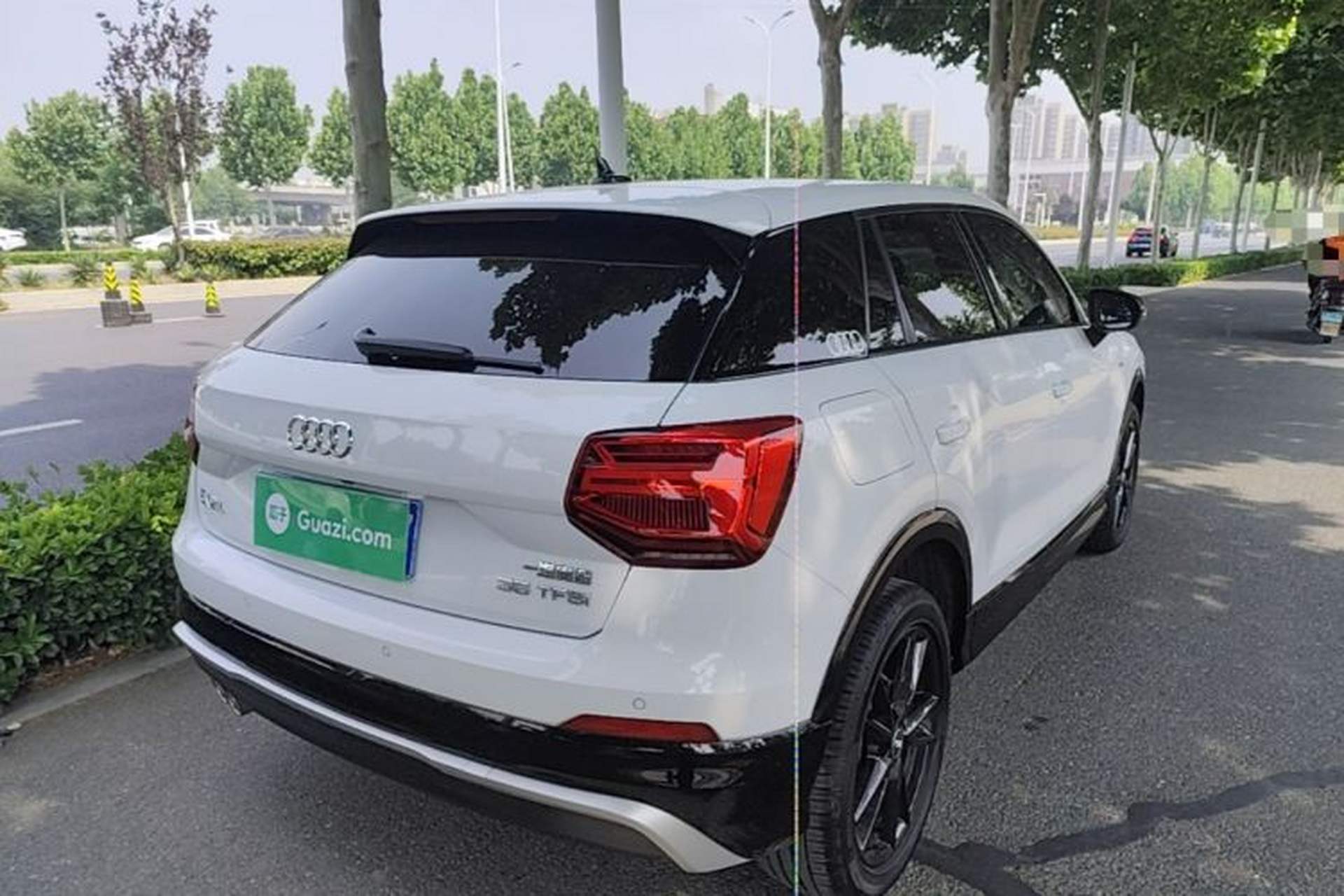 Used Audi Q2L 2021 35 TFSI Fashion Dynamic Model Rear Right 45 Deg