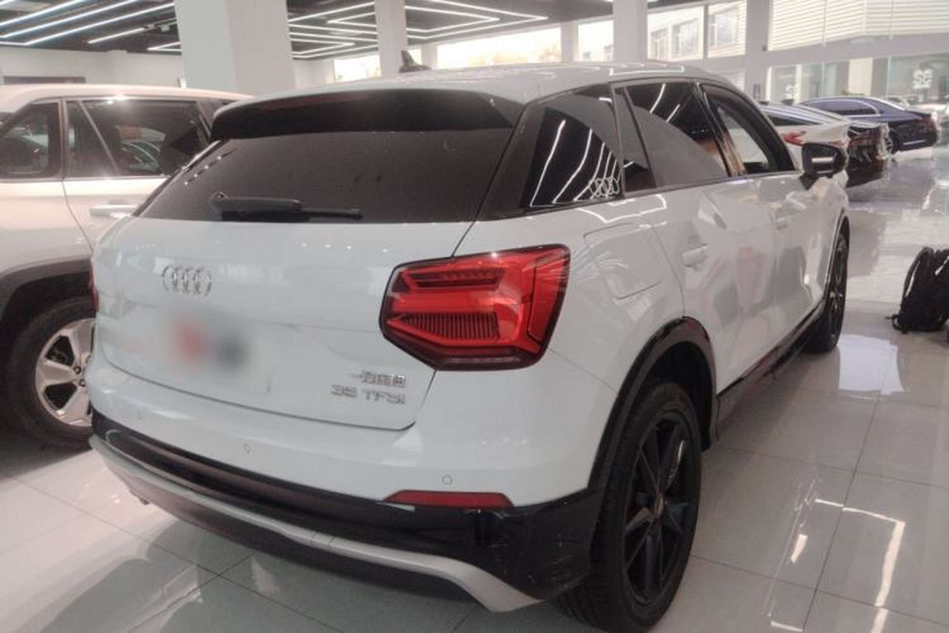 Used Audi Q2L 2021 35 TFSI Progressive Dynamic Edition Rear Right 45 Deg