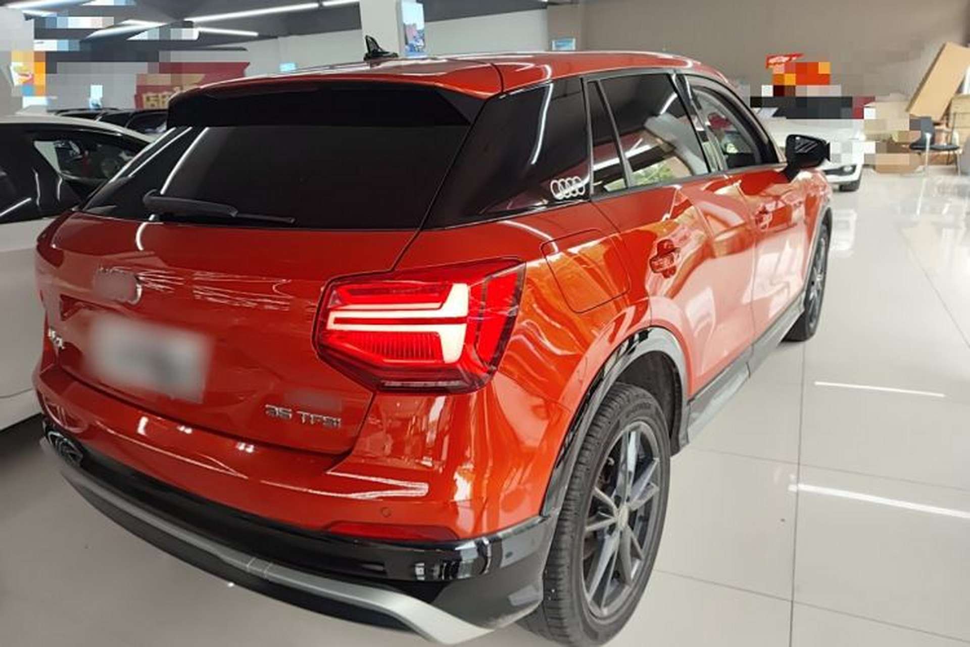 Used Audi Q2L 2021 35 TFSI Progressive Dynamic Edition Rear Right 45 Deg