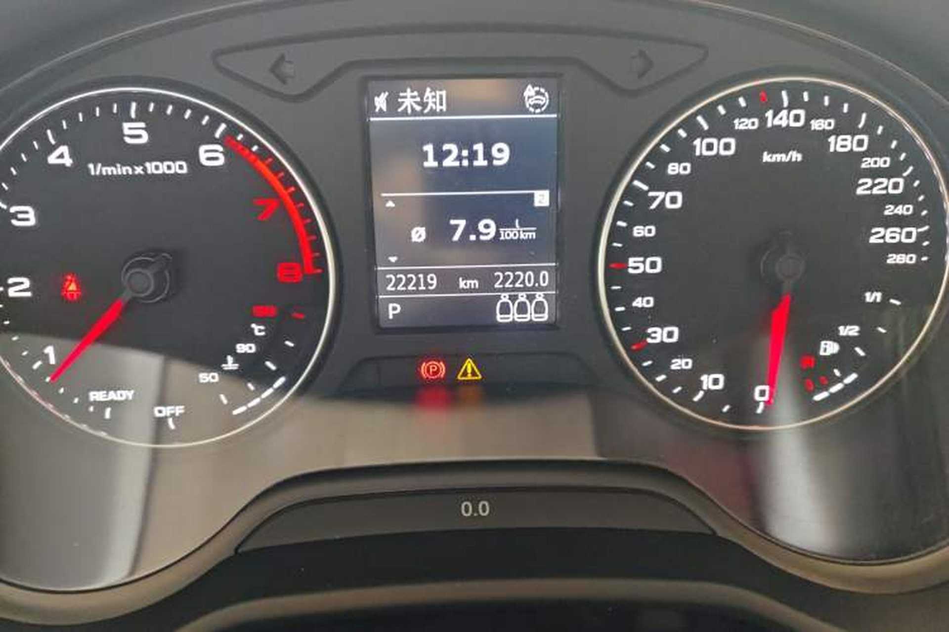 Used Audi Q2L 2022 35 TFSI Progressive Dynamic Edition Odometer Close Up