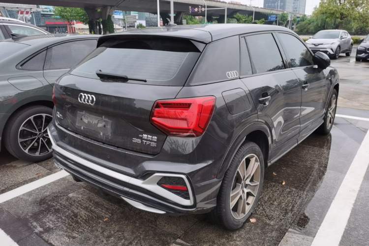 Used Audi Q2L 2022 35 TFSI Fashion Dynamic Model Rear Right 45 Deg