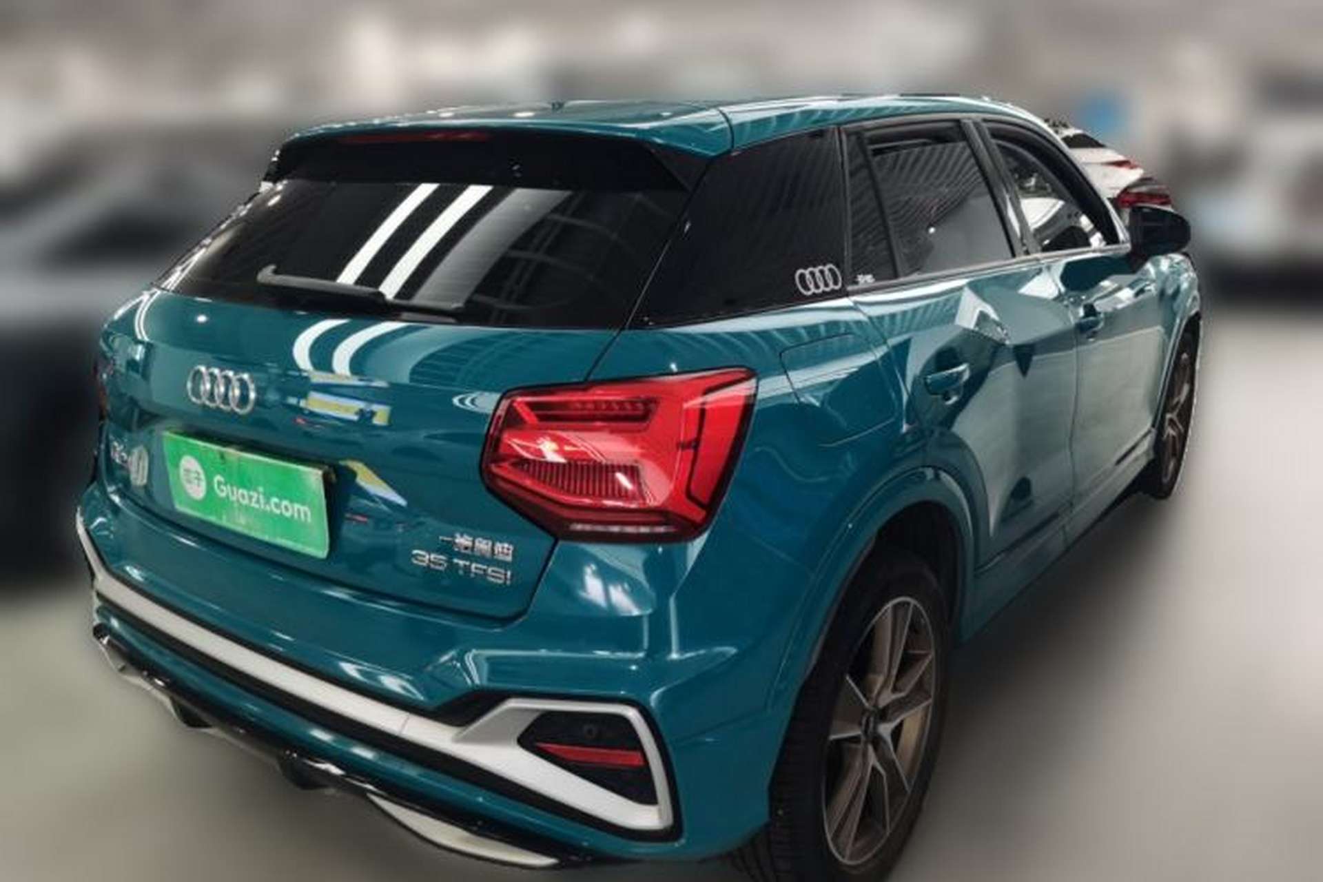Used Audi Q2L 2022 35 TFSI Fashion Dynamic Model Rear Right 45 Deg