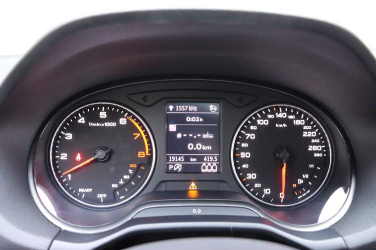 Used Audi Q2L 2022 35 TFSI Fashionable and Elegant Model Odometer Close Up