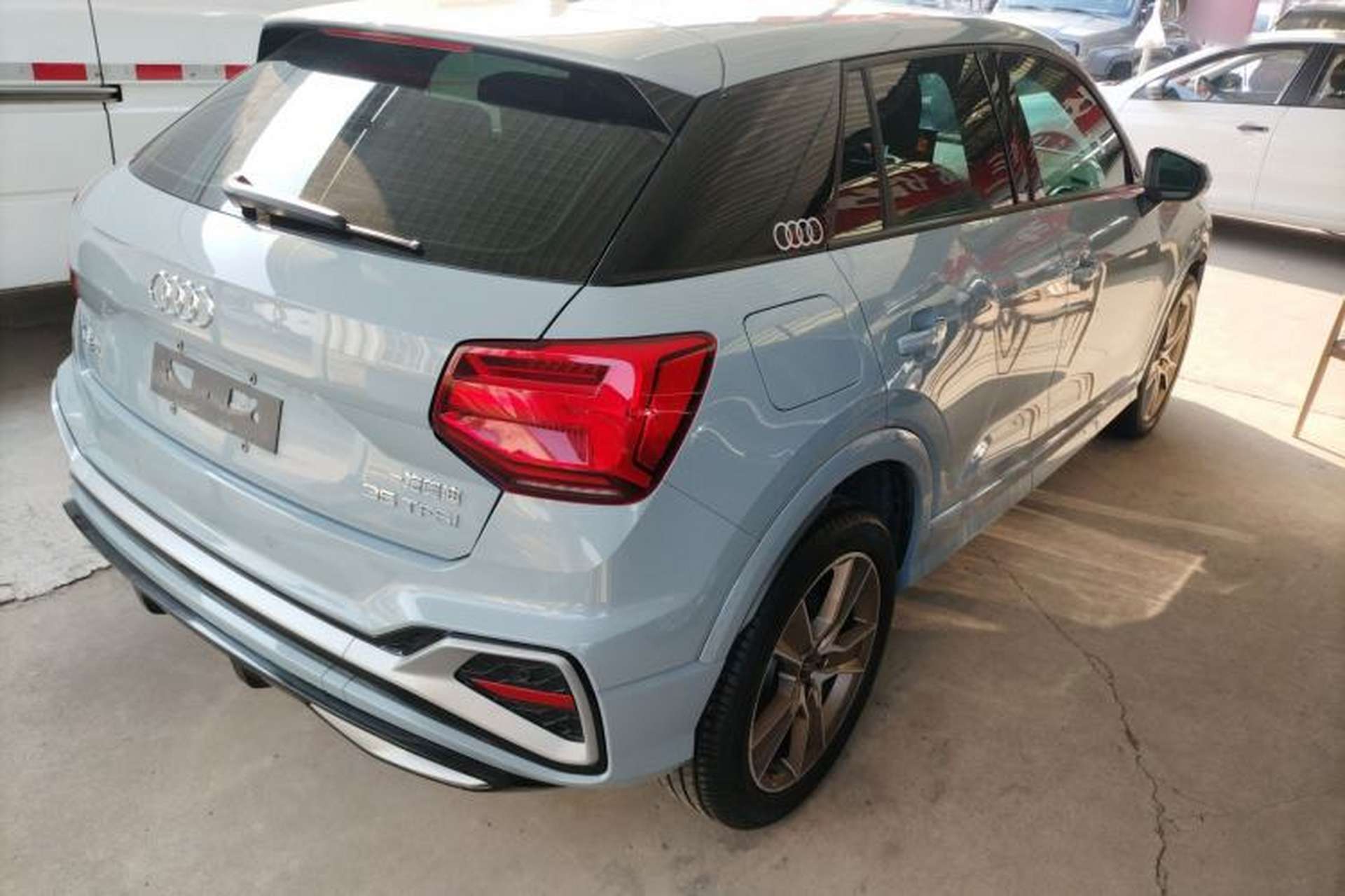 Used Audi Q2L 2022 35 TFSI Fashion Dynamic Model Rear Right 45 Deg
