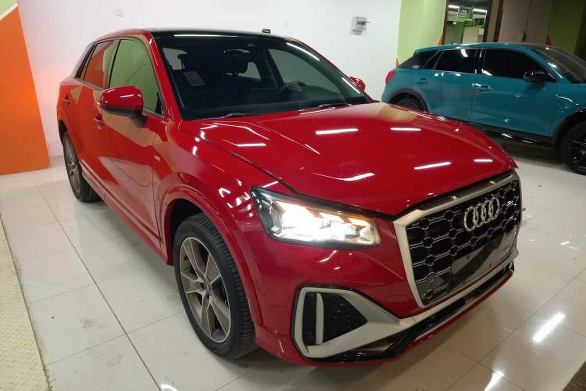 Used Audi Q2L 2022 35 TFSI Fashion Dynamic Model Front Right 45 Deg