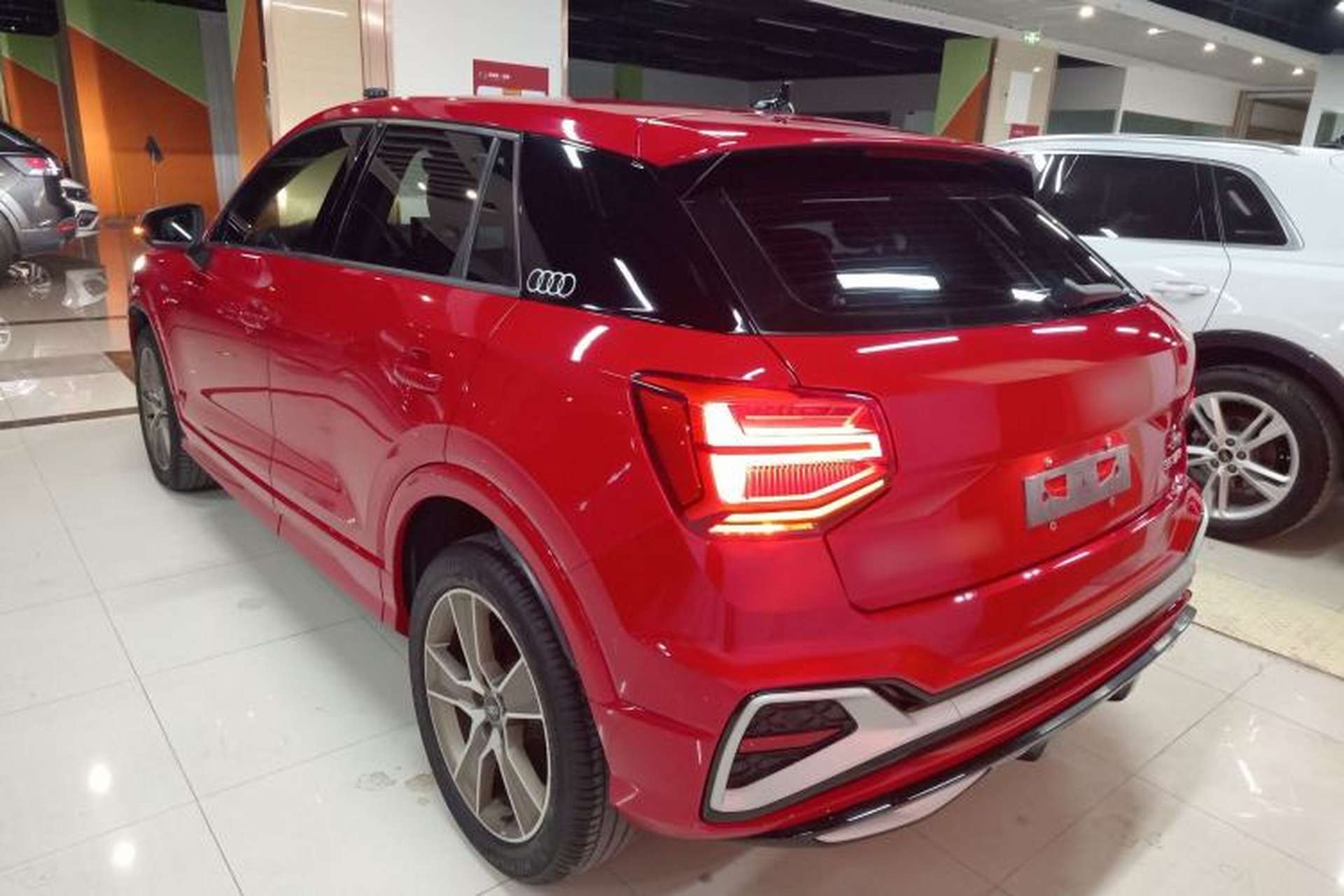 Used Audi Q2L 2022 35 TFSI Fashion Dynamic Model Rear Left 45 Deg
