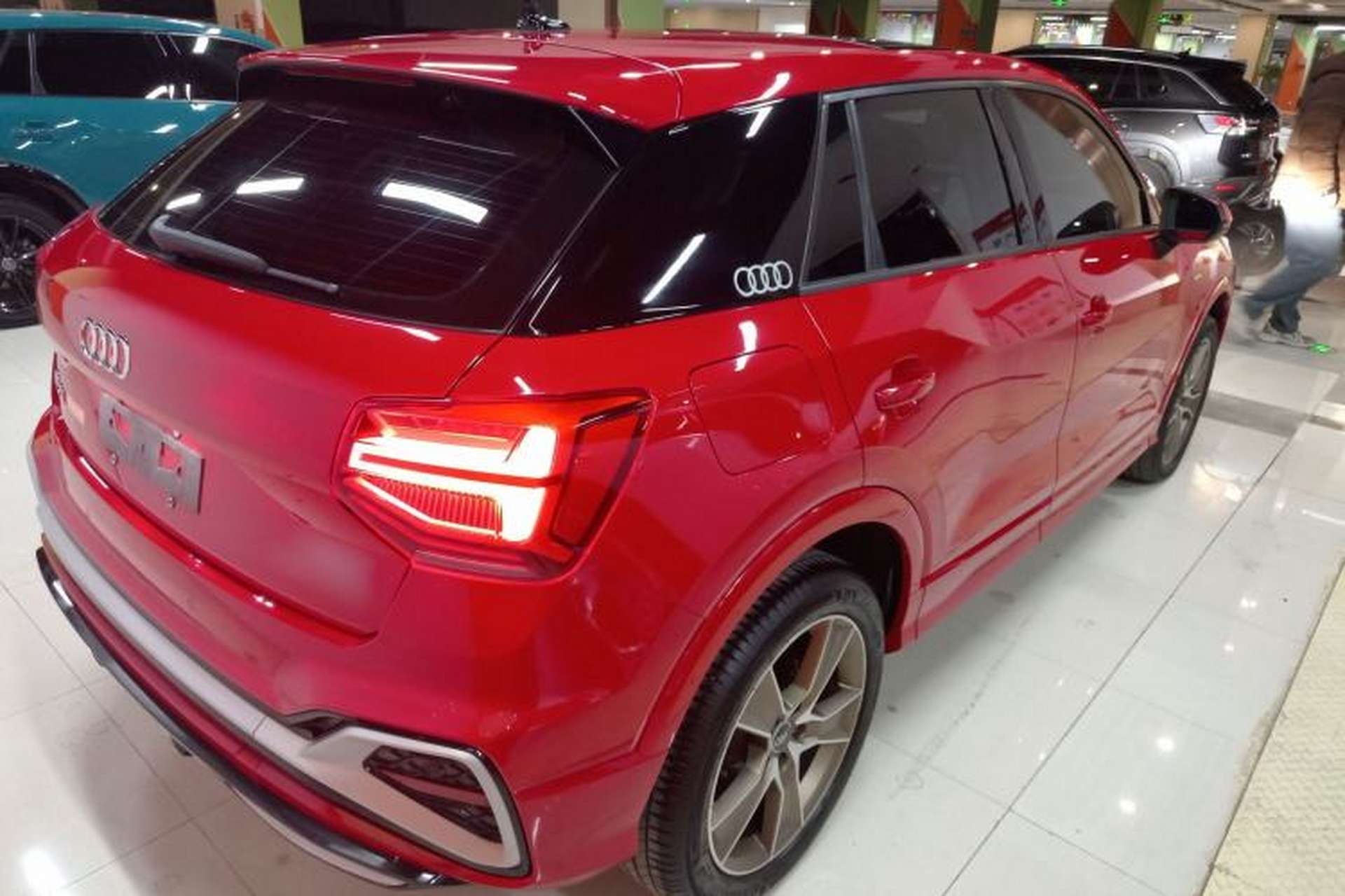 Used Audi Q2L 2022 35 TFSI Fashion Dynamic Model Rear Right 45 Deg