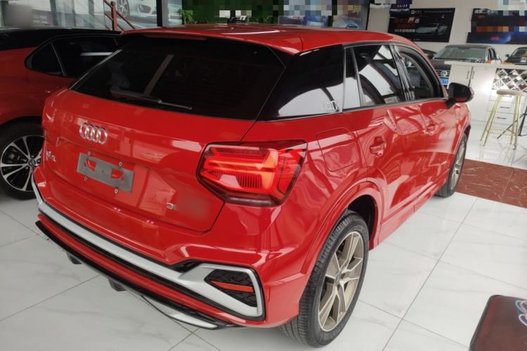 Used Audi Q2L 2022 35 TFSI Fashion Dynamic Model Rear Right 45 Deg